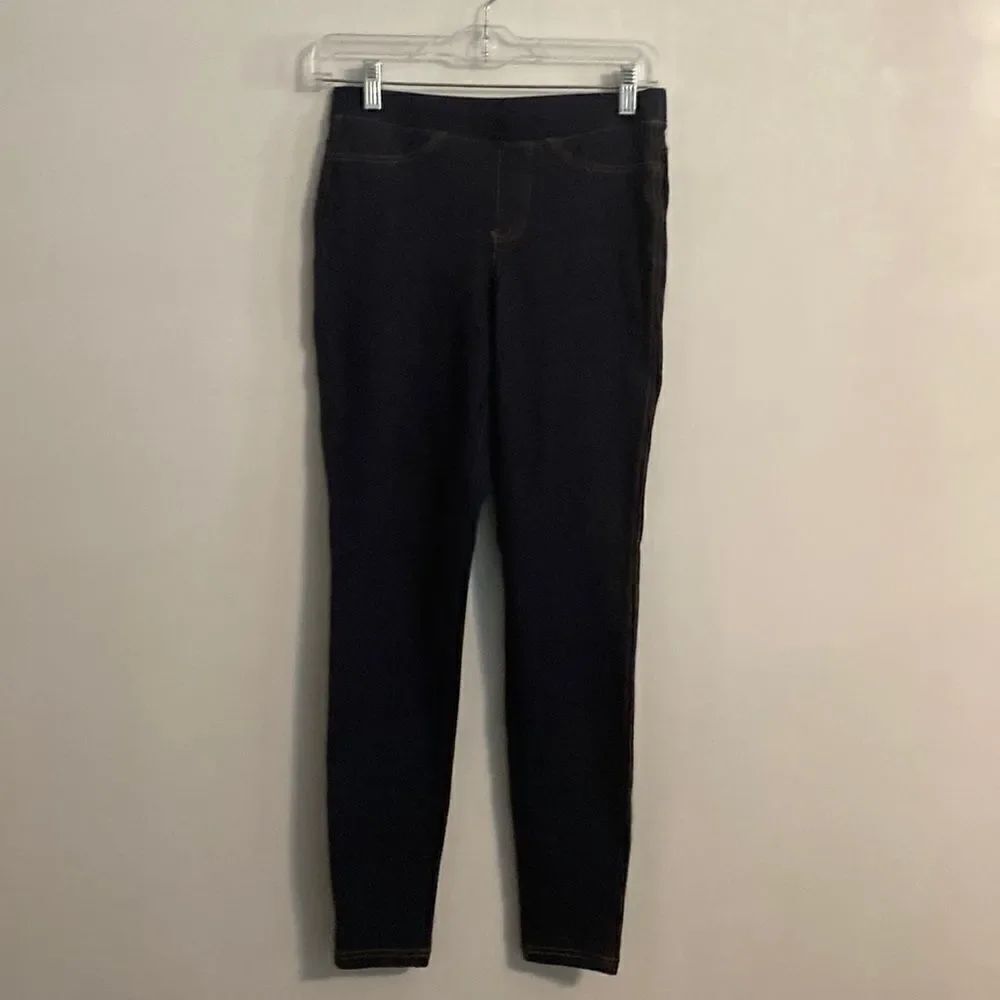 Blue jeans leggings, size small